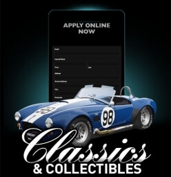 Online Insurance Application for Classic Luxurious Car - Australia